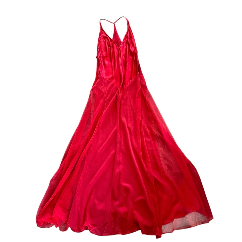 Victoria’s Secret Red Silk Slip